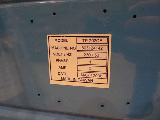 Vd drift - 2008 - tp-202ce - omsnoeringsapparaat - afbeelding 4 van  4