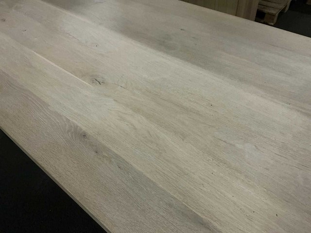 Vdb eiken eetkamertafel 220cm - afbeelding 4 van  5