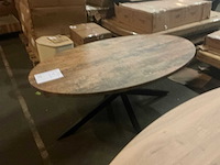 Vdb ovale eetkamertafel 180cm - afbeelding 2 van  5