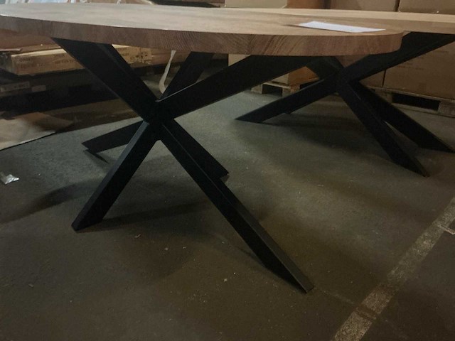 Vdb ovale eetkamertafel 180cm - afbeelding 5 van  5