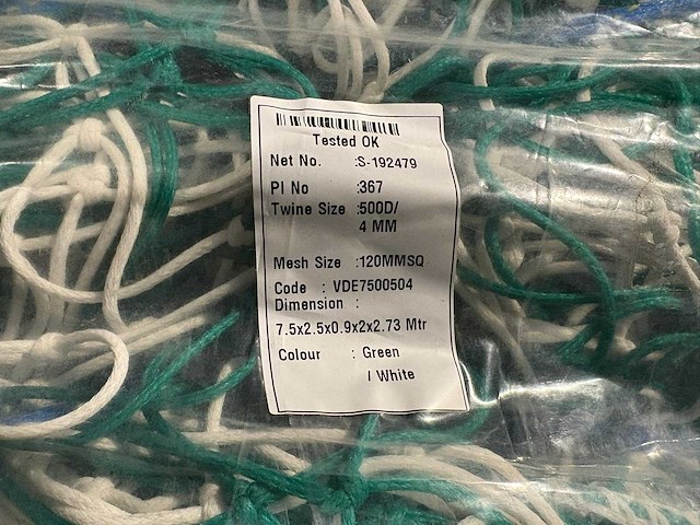 Vde - voetbal doelnet - 2 pack (17x) - afbeelding 3 van  5