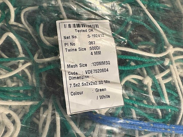 Vde - voetbal doelnet - 2 pack (8x) - afbeelding 2 van  5