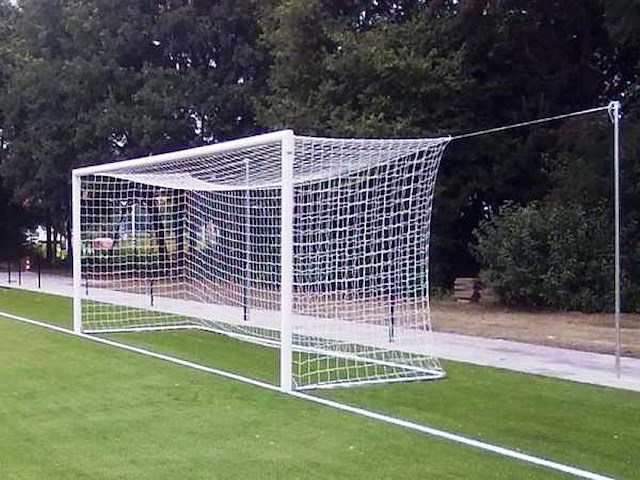 Vde voetbalnet - oranje/zwart - set van 2 (5x) - afbeelding 2 van  3