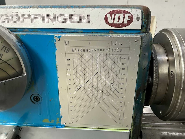 Vdf boehringer - 48 dk, 480x1500mm - horizontale draaibank - afbeelding 17 van  17