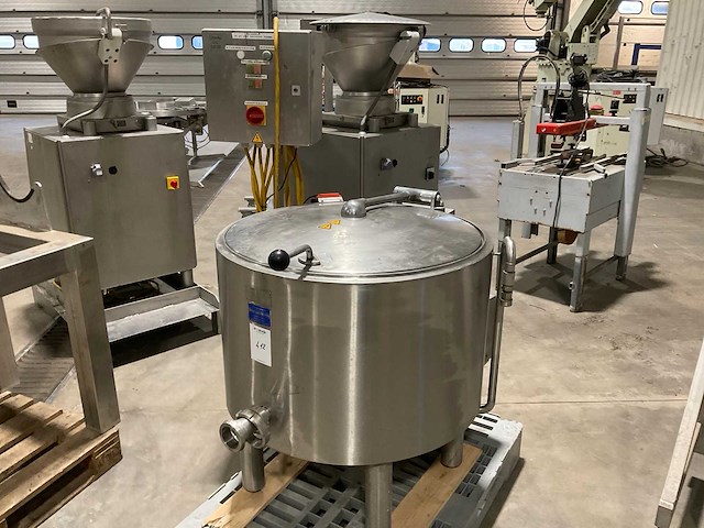 V.d.heuvel rvs mengtank - afbeelding 1 van  4