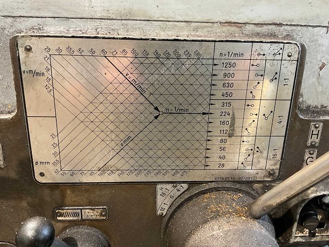 Vdl 21r0 universele draaibank - afbeelding 13 van  14