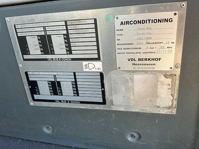 Vdl berkhof stadsbus touringcar - afbeelding 2 van  2