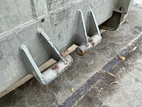 Vdl haakarm flatrack / plateaucontainer - afbeelding 9 van  10