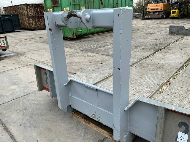 Vdl haakarm flatrack / plateaucontainer - afbeelding 10 van  10