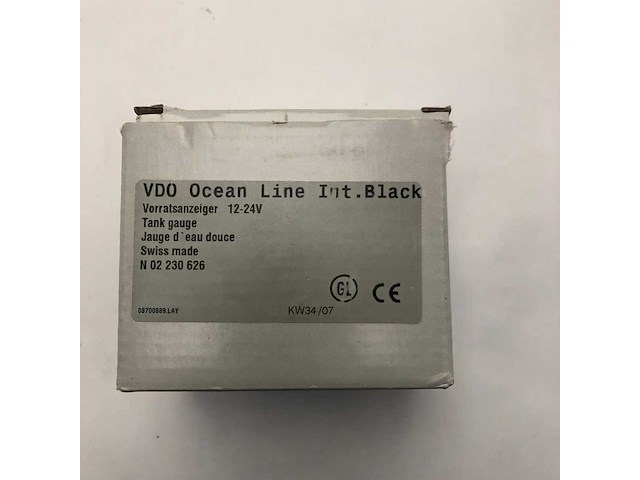 Vdo ocean line waste water guage black 12v - n02230626 - afbeelding 6 van  6