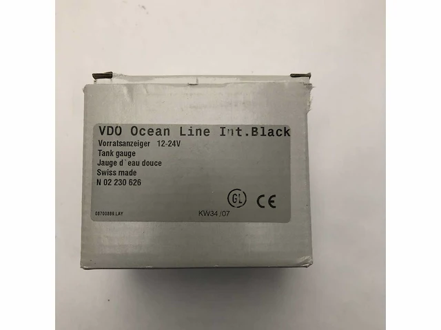 Vdo ocean line waste water guage black 12v - n02230626 - afbeelding 6 van  6