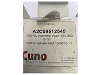 Vdo veratron viewline voltage indicator 8-16v 52mm white - a2c59512545 - afbeelding 5 van  6