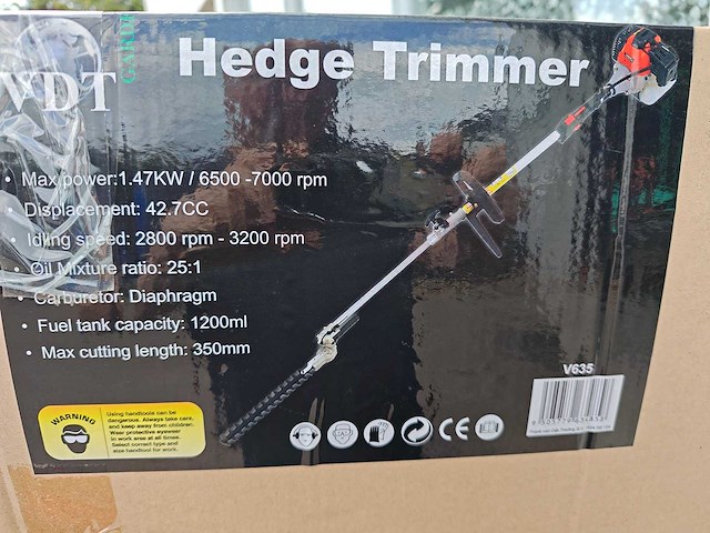 Vdt - hedge trimmer - heggenschaar benzine - afbeelding 1 van  2