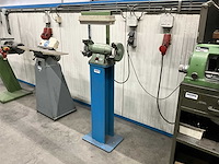 Veb galvanotechnik es160 dubbelsteens slijpmachine - afbeelding 1 van  9