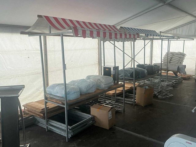 Veba partykraam demontabel (5x) - afbeelding 1 van  4