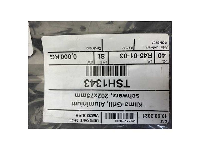 Veco climma mgns207 aircon grill 202 x 75 mm black - afbeelding 5 van  6