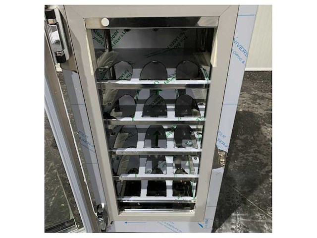 Veco stainless steel build-in 15-bottle wine cellar g62745 12v - afbeelding 3 van  8