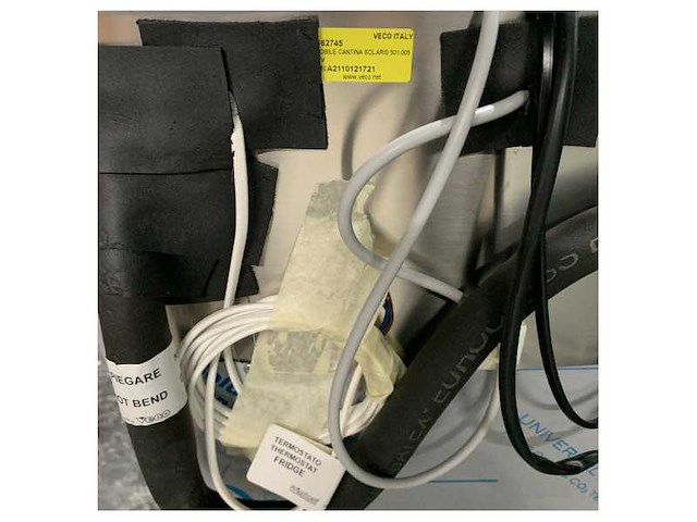 Veco stainless steel build-in 15-bottle wine cellar g62745 12v - afbeelding 7 van  8