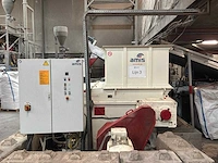 Vecoplan shredders, rvs homogeniseer silo, agglomerator, maalmolens/granulators en airpress compressoren