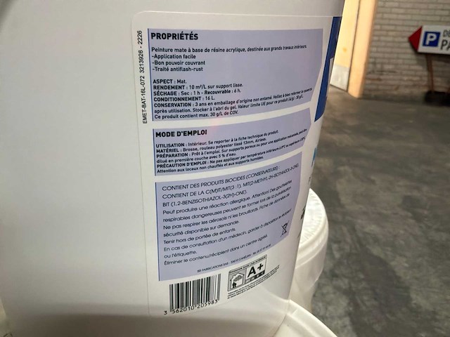 Vector mat 16l binnenmuurverf (33x) - afbeelding 2 van  3