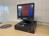Vectron pos touch 15 touchscreen kassasysteem met kassalade en bonnenprinter - afbeelding 1 van  4