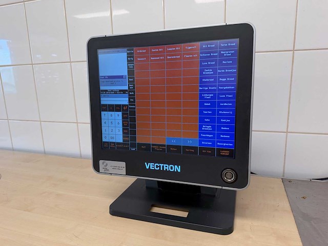 Vectron pos touch 15 touchscreen kassasysteem - afbeelding 5 van  5