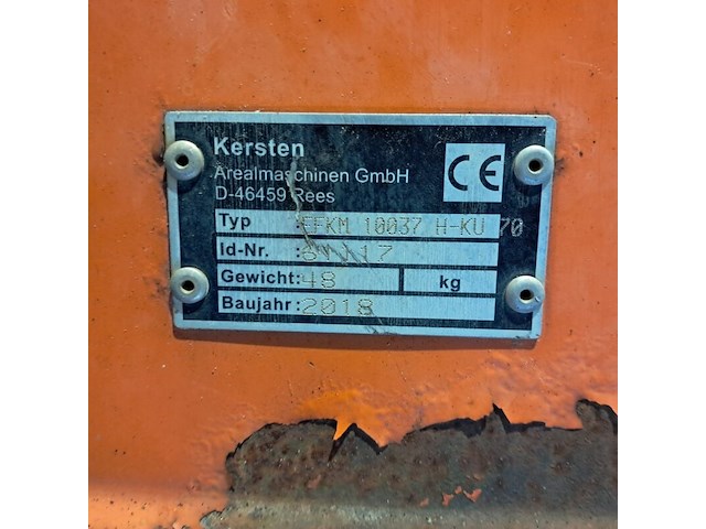 Veegmachine hydraulisch 100cm benzine, kersten, k2000g, 2018 - afbeelding 7 van  17