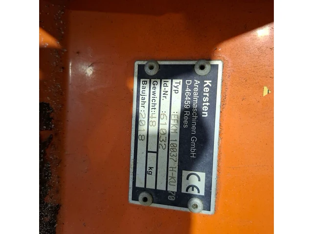 Veegmachine hydraulisch 100cm benzine kersten, k2000g, bouwjaar 2018 - afbeelding 6 van  14