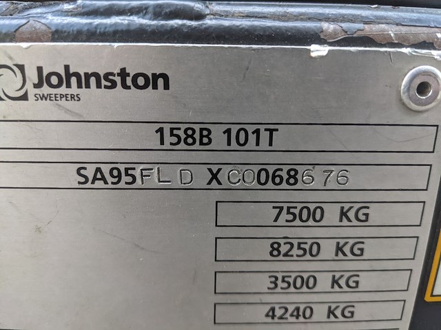 Veegmachine, johnston, cx 400, 2012 - afbeelding 40 van  70