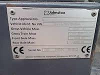 Veegmachine met 3-delige borstel, johnston sweepers, c401 euro 6, 2015 - afbeelding 52 van  56