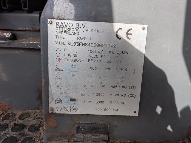 Veegmachine, ravo, 4-series cng, 2013 - afbeelding 21 van  32