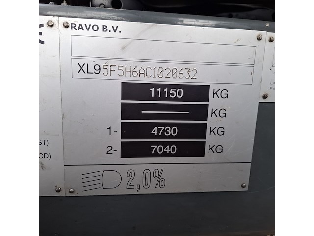 Veegmachine, ravo, 560, 2012 - afbeelding 42 van  58