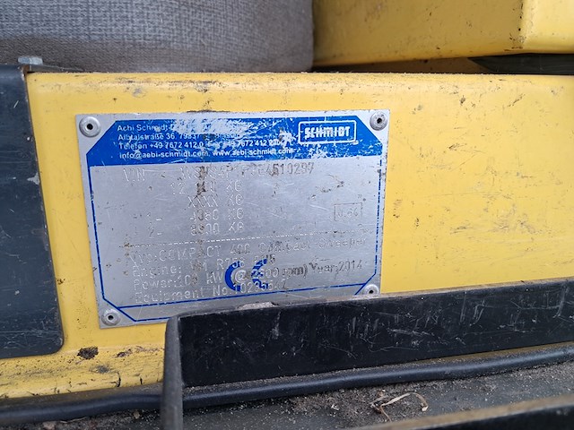 Veegmachine schmidt, cleango 500, bouwjaar 2014 - afbeelding 52 van  60