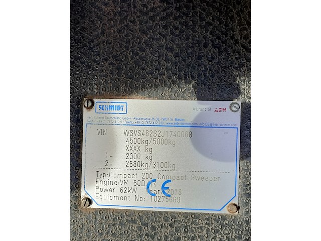 Veegmachine, schmidt, swingo 200+, 2018 - afbeelding 6 van  31