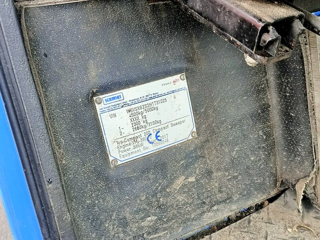 Veegmachine, schmidt, swingo 200 compact sweeper, 2017 - afbeelding 7 van  28