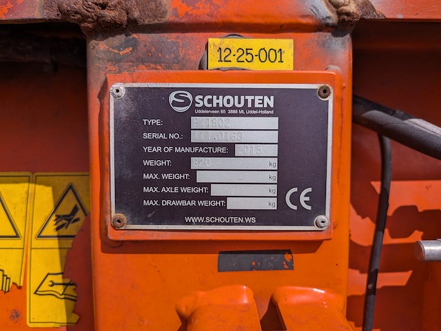 Veegmachine, schouten, phoenix px1802, 2015 - afbeelding 7 van  15