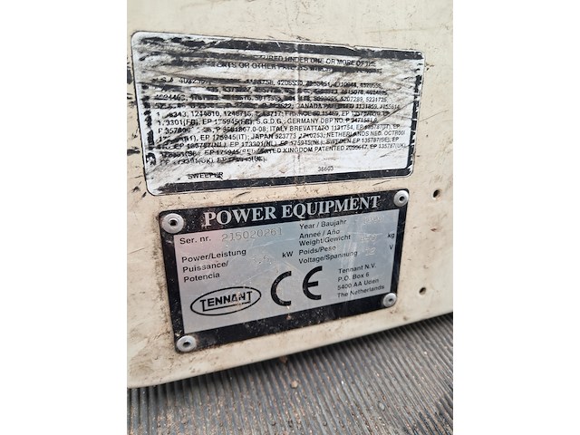 Veegmachine, tennant, 215, groen, 1998 - afbeelding 11 van  34