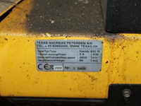 Veegmachine texas andreas petersen handy sweep 600r. bouwjaar 2008. - afbeelding 4 van  5