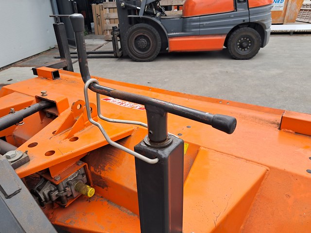 Veegmachine voor front bediening op zitmaaier, kersten, fkm1475, oranje - afbeelding 2 van  17