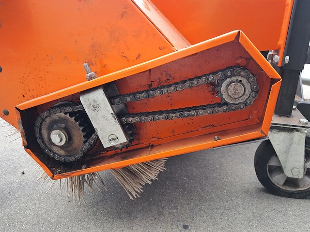Veegmachine voor front bediening op zitmaaier, kersten, fkm1475, oranje - afbeelding 6 van  17