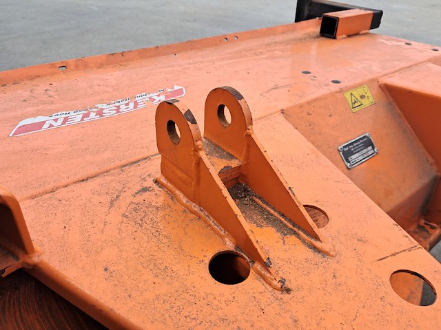 Veegmachine voor front bediening op zitmaaier, kersten, fkm1475, oranje - afbeelding 9 van  17