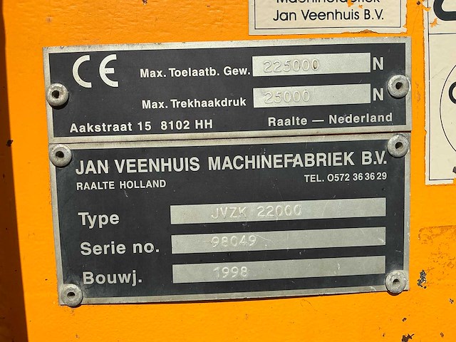 Veenhuis jvzk 22000 kipper - afbeelding 17 van  33