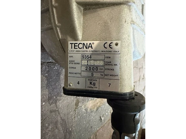 Veerbalancer / gereedschap balancer, tecna, 9354, zilver - afbeelding 3 van  3