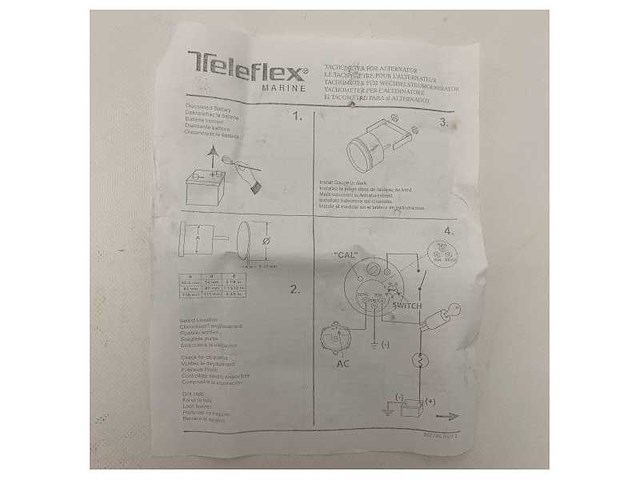 Veethree 4000 rpm tachometer | rpm display - 65544sfe - afbeelding 4 van  7