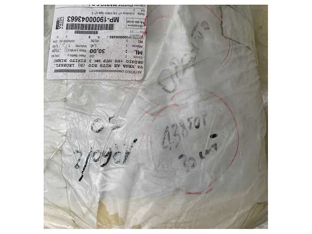 Vega ae biocote leather upholstery grey 3962 32m - afbeelding 1 van  2