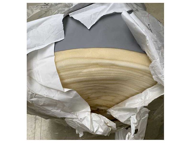 Vega ae biocote leather upholstery grey 3962 32m - afbeelding 2 van  2