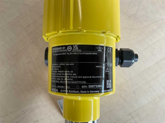 Vega vegabar 81 b81 druksensor - afbeelding 3 van  5