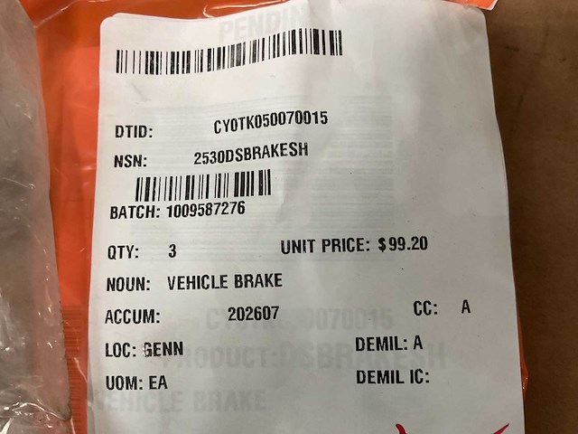 Vehicle brake (3x) - afbeelding 2 van  2