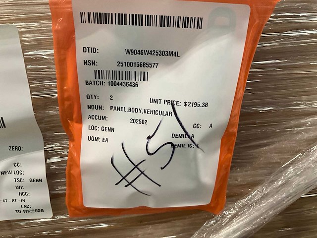 Vehicular body panel (2x) - afbeelding 6 van  6