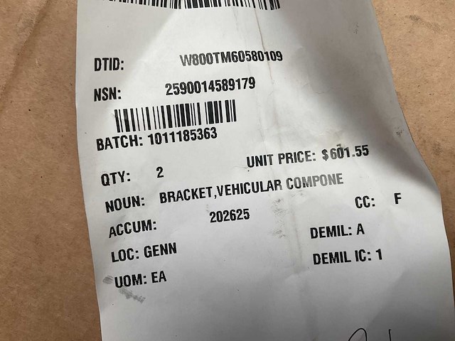 Vehicular component bracket (2x) - afbeelding 3 van  3